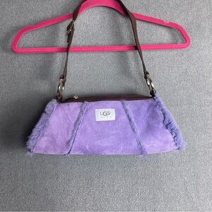 UGG Australia Y2K Suede Purse Shoulder bag Small Shearling Interior